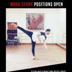 Studio cleaners receive free studio time at a 1:1 ratio. For ever hour worked, one hour of studio time.