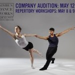 Dancers Lara Spence and Justin Perez from Huang Yi's Shadow of Sound