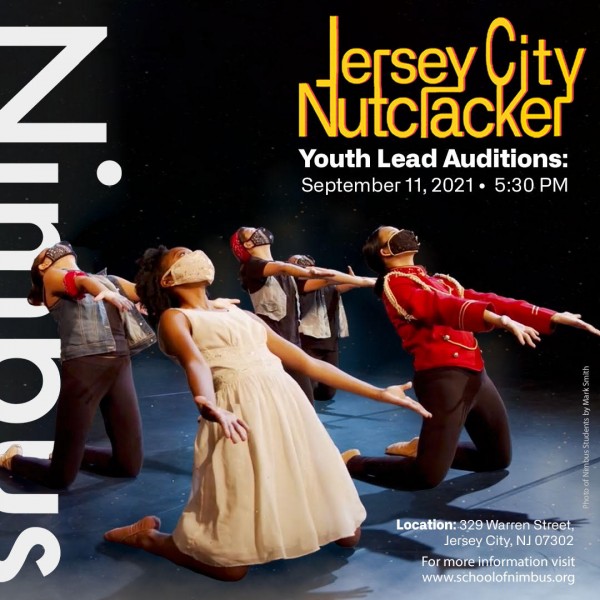 youth performers, having slid on their knees, chests arched and with arms emphatically