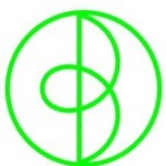 A green letter "B" with circle around it