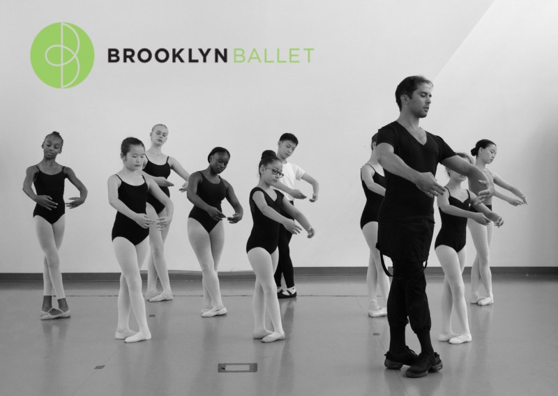 Brooklyn Ballet Students and Tobin Eason