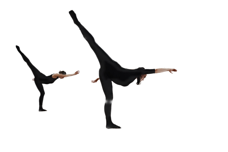 dancers reaching out