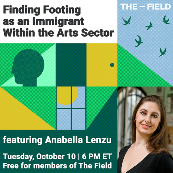 An assortment of geometric rectangles and triangles intertwined with abstract shapes of a person, birds, a window, and a door.