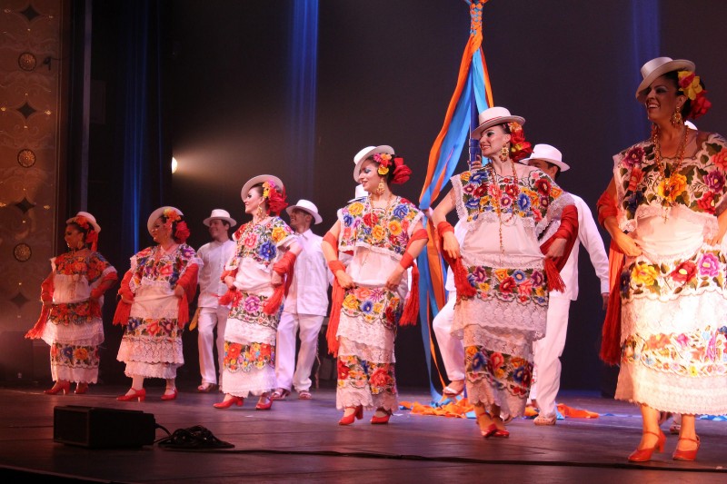 Calpulli at Count Basie Theatre performing "Ko'osh Ko'osh: Fiesta del Pueblo"