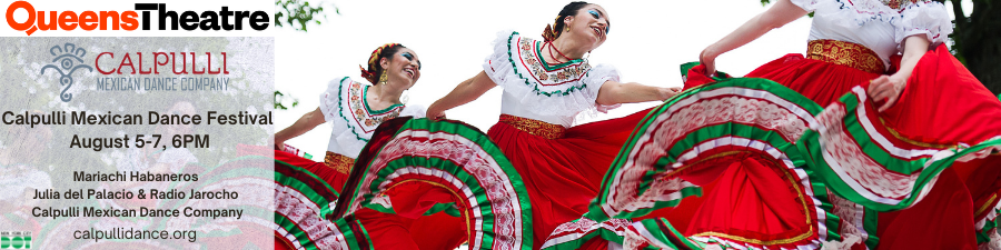 female mexican dancers in red skirts