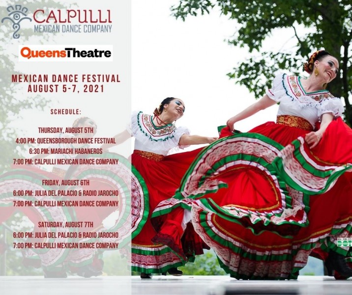 mexican dancers in red skirts