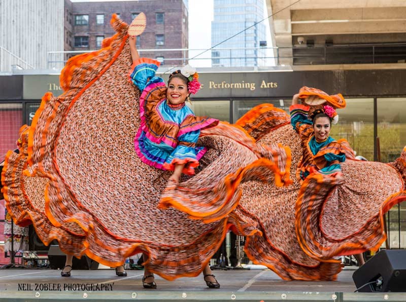 Calpulli Mexican Dance Company performs at Lincoln Center Out of Doors in August 2015.