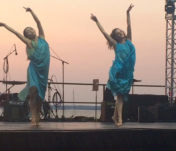 From "Water Study" in performance at Steppingstone Waterside Theater