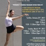 Audition this weekend for Peridance! 