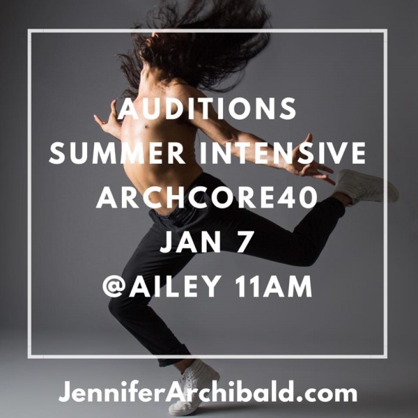 Be 1of40 Audition for Archcore 40 Summer Intensive