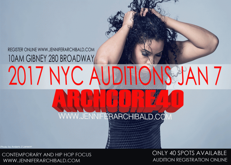 Archcore 40 Audition Jan 7 -10AM- 280 Gibney