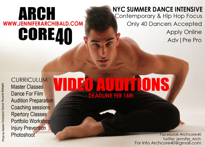 Jennifer Archibald Accepting videos ArchCore40 Summer Intensive