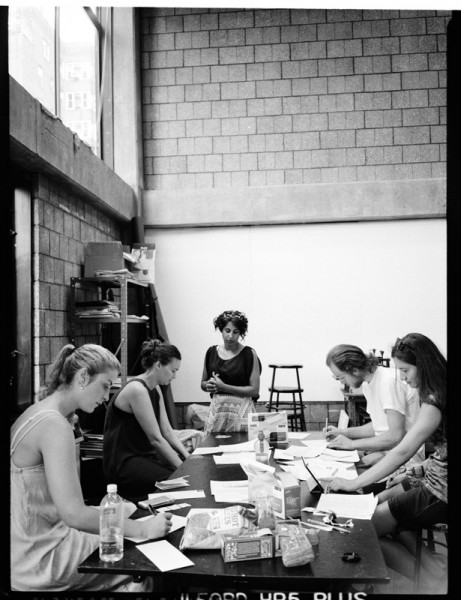 Dances for Solidarity letter writing session