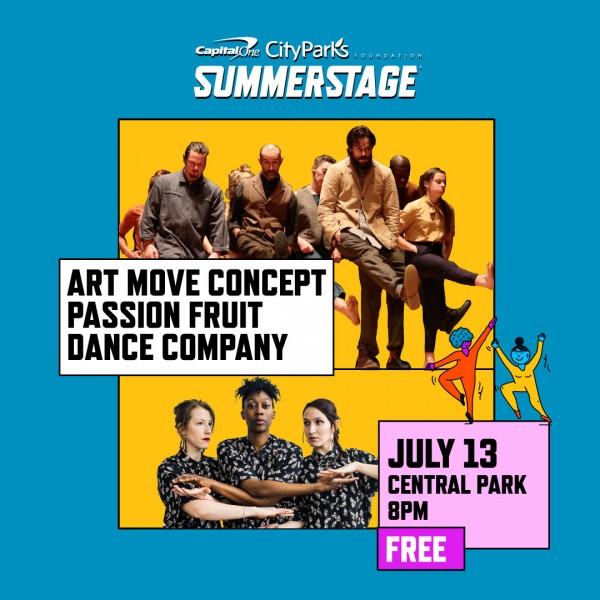 Group photos of Art Move Concept and Passion Fruit Dance Company