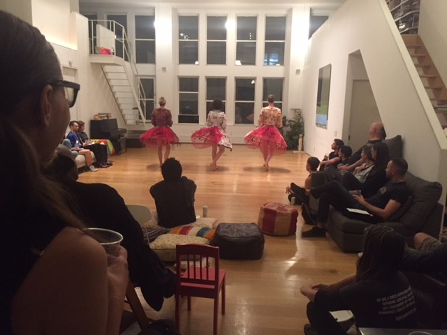 Dancers perform at First Person Plural