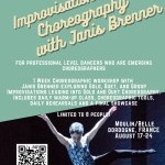 Infographic for the Janis Brenner Workshop.