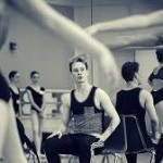 Kyle Davis, selected choreographer 2017, in rehearsal