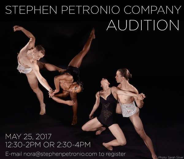 Stephen Petronio Company Audition 2017
