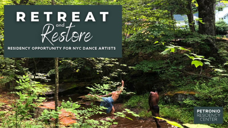 Petronio Residency Center Retreat & Restore Residency Opportunity