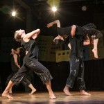 Dancers performing Impermanent Landscape