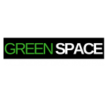 Green Space logo in green, white and black