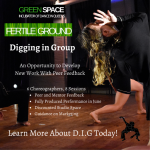 2 dancers in a lunge looking at the sky, overlaid with text as mentioned above 