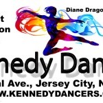 Children and instructor dancing together in a bright, welcoming dance studio at The Kennedy Dancers, Inc