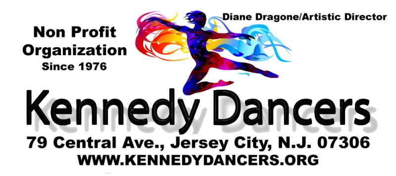 Children and instructor dancing together in a bright, welcoming dance studio at The Kennedy Dancers, Inc