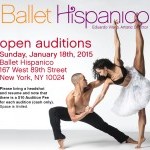 OPEN AUDITIONS for Ballet Hispanico