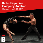 Ballet Hisp&aacute;nico Company Auditions, March 20