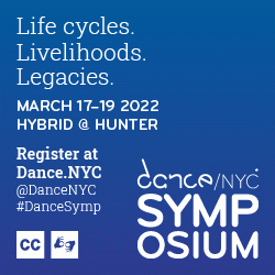 Dance/NYC blue Symposium graphic