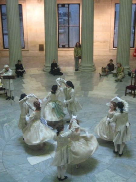 dancing at an 18th century ball