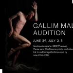 GALLIM 2018 MALE AUDITION // JUNE 29, JULY 2-3