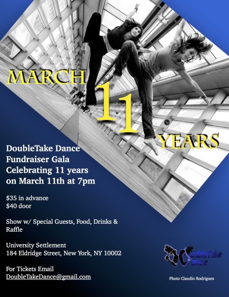 Submit your work to DoubleTake Dance's Fundraiser Gala 2 more days!!