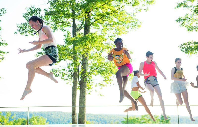 Group dance performance at Jacob's Pillow.