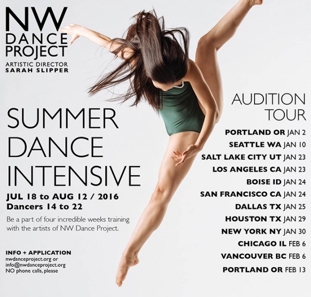 NW DANCE PROJECT AUDITION - SUMMER DANCE INTENSIVE