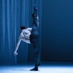 dancer holding extended leg
