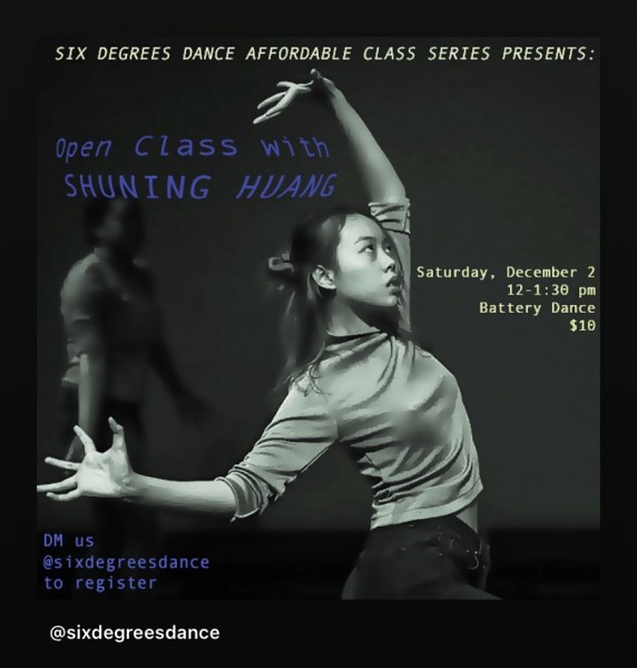 Dancer with arms outstretched