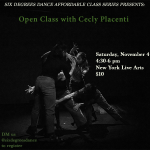 black and white image of dancers in a clump, covering another dancer