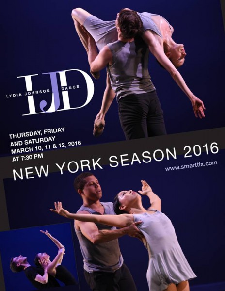 Lydia Johnson Dance Seeks Male Dancer for March Performances