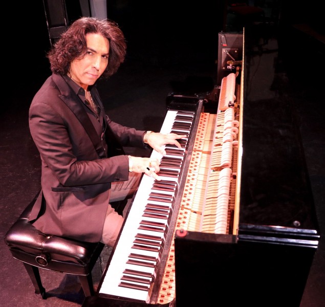 DIego playing the piano 