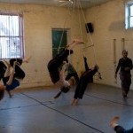 low-flying trapeze class with somatic improvisational approach