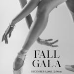 A black and white close up of a dancer's pointe shoe