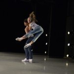 Photo of a jazz dance duet.