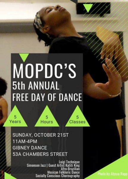 MOPDC's 5th Annual Free Day of Dance