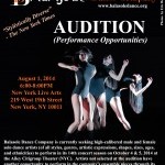 Audition - BalaSole Dance Company