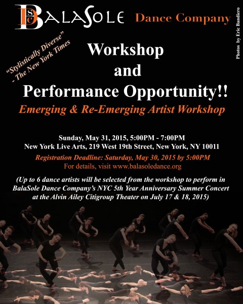 NYC Performance Opportunity - BalaSole Dance Company