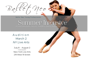BNYP SUMMER DANCE INTENSIVE - AGES 15-