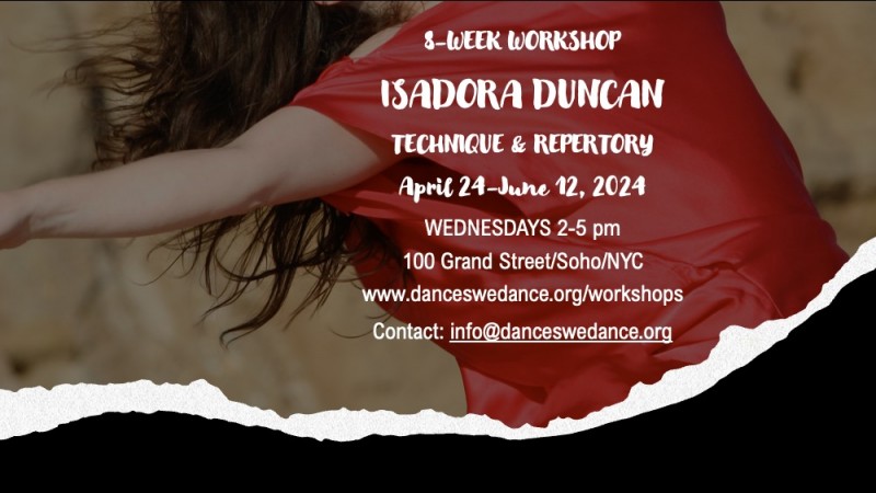 Isadora Duncan 2024 workshop by Dances We Dance