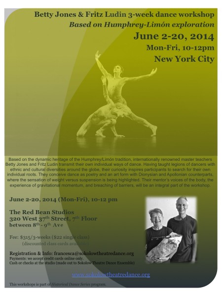 Humphrey-Limón exploration workshop w/ Betty Jones & Fritz Ludin